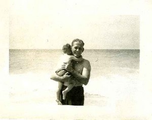 My grandfather and I in Cuban waters before Castro.