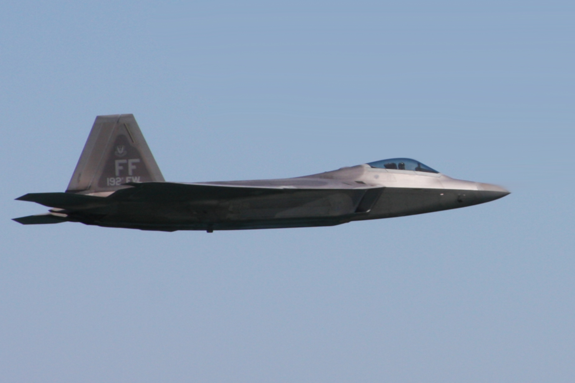 F-22 side view