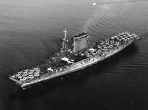 The first aircraft carrier to bear the name, Lexington.