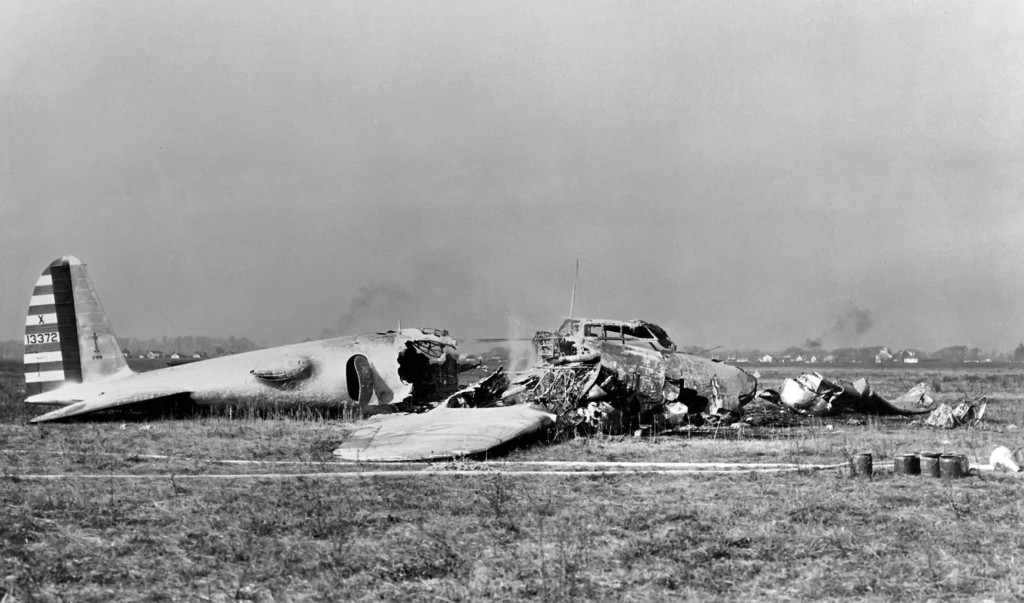 After the crash of the Model 299. Crash resulted from failure to remove the gust locks prior to takeoff. 